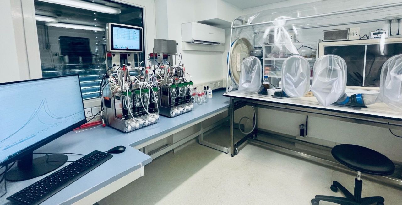 Continuous Flow Bioreactors and Anaerobic Chamber